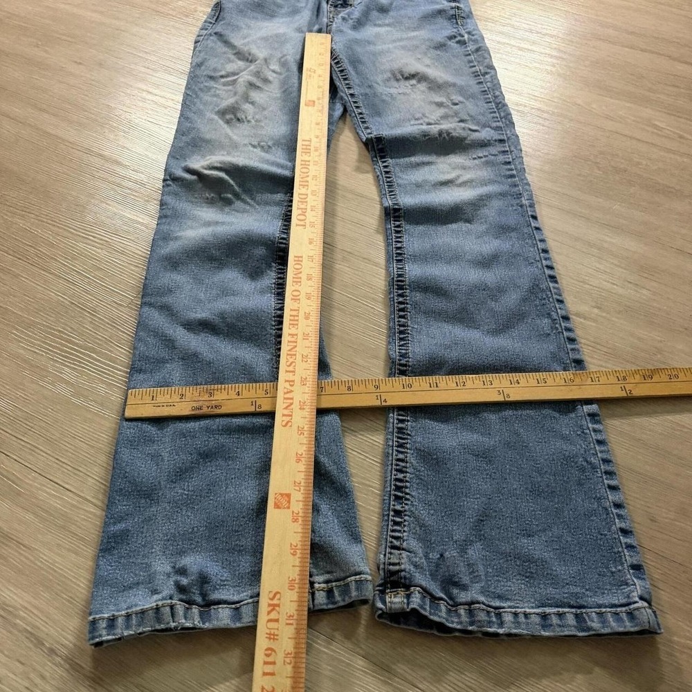28x32 Blue Bootcut Flared Jeans Y2K Indie 2000s - Picture 2 of 6